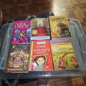 LOT OF 6 BOOKS YOUTH FUN READING TEEN GIRL ADVENTURE BOOKS